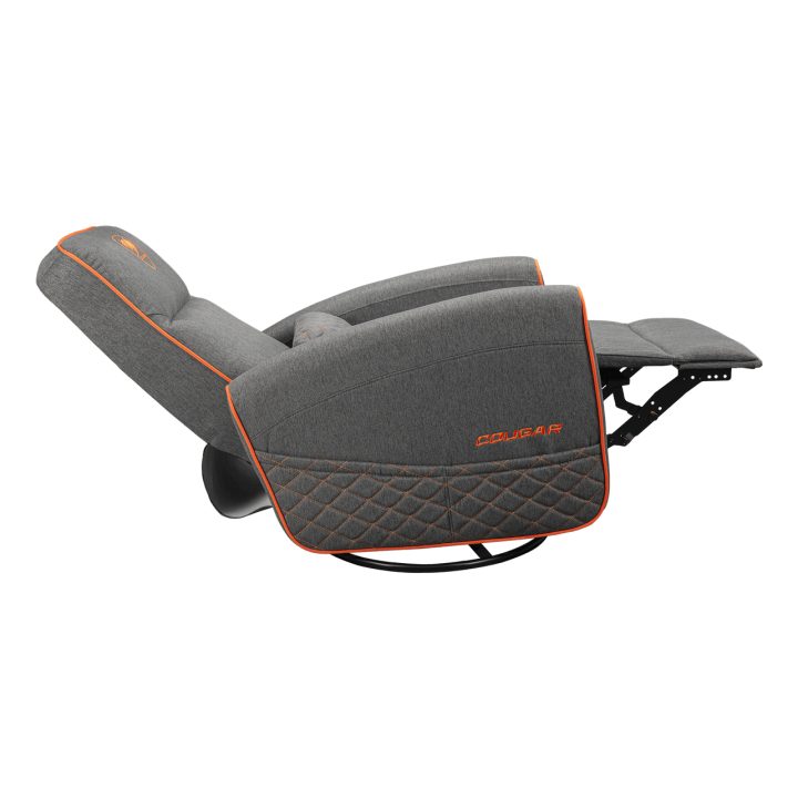 COUGAR CGR-FDF-GRO Butaca para jugar Asiento acolchado Gris, Naranja