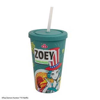 Tumbler Cinereplicas kpop demon hunters zoey hamburger (CR4385)