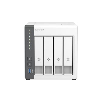 QNAP TS-433 NAS Torre ARM Cortex-A55 4 GB 0 TB QNAP QTS Branco