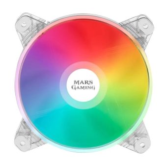 Mars Gaming MFD, 120mm RGB PC Fan, Ultra-Quiet 14dB, Molex…