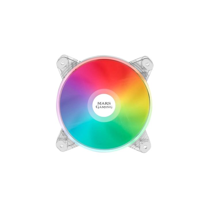 Mars Gaming MFD, Ventilador de PC 120mm RGB, Ultrasilencioso 14dB…