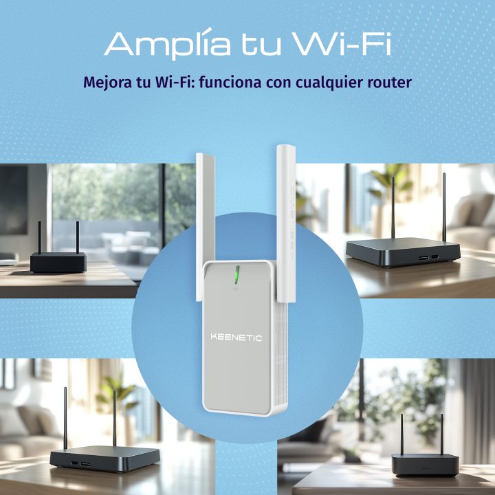 Keenetic Buddy 5 (KN-3311) Wi-Fi 5 Mesh AC1200 Range Extender with…