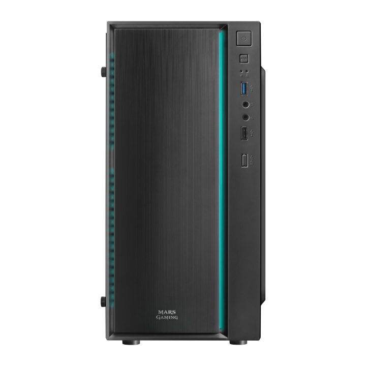 Mars Gaming MCM, Caixa PC Micro ATX, Compacta, 16 Modos ARGB…