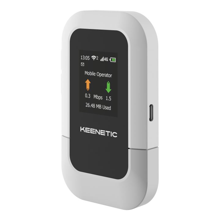 Keenetic Roamer 4G (KN-5110) Ponto de acesso móvel 4G com Wi-Fi 6