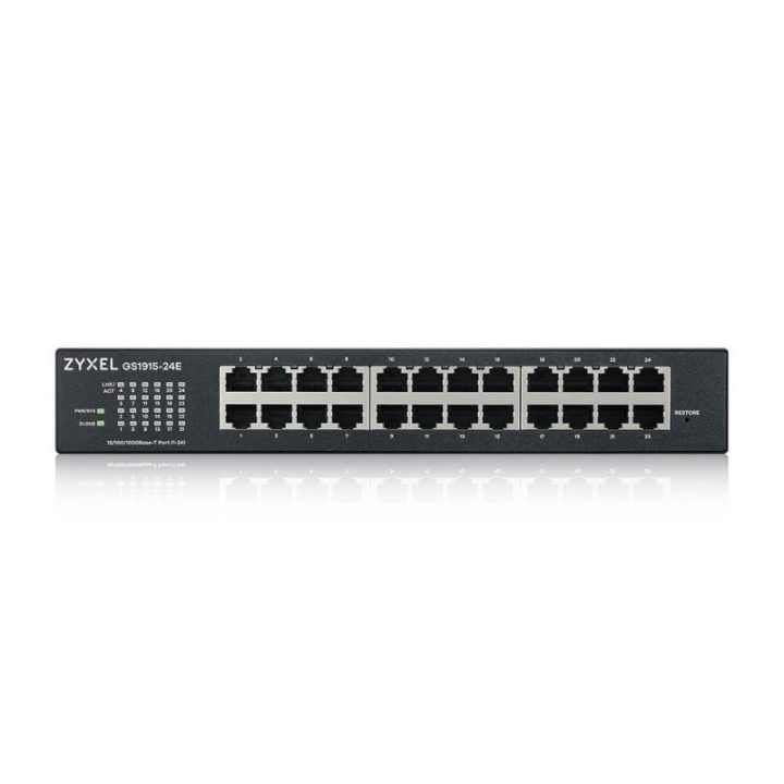 Zyxel GS1915-24E Managed L2 Gigabit Ethernet (10/100/1000) 1U Black