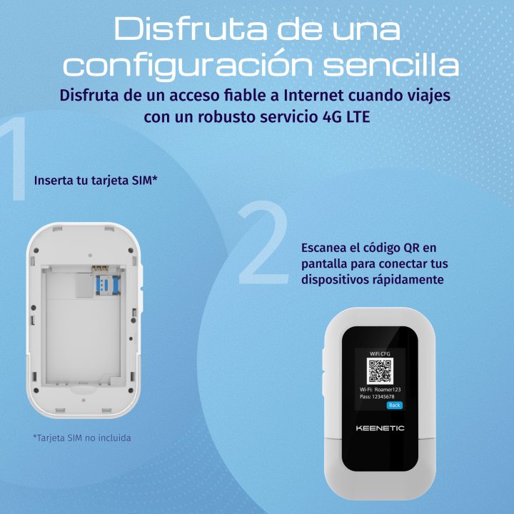 Keenetic Roamer 4G (KN-5110) 4G Mobile Access Point with Wi-Fi 6