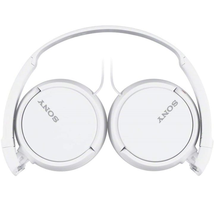 Auscultadores Sony MDRZX110APW-branco - dobráveis - microfone