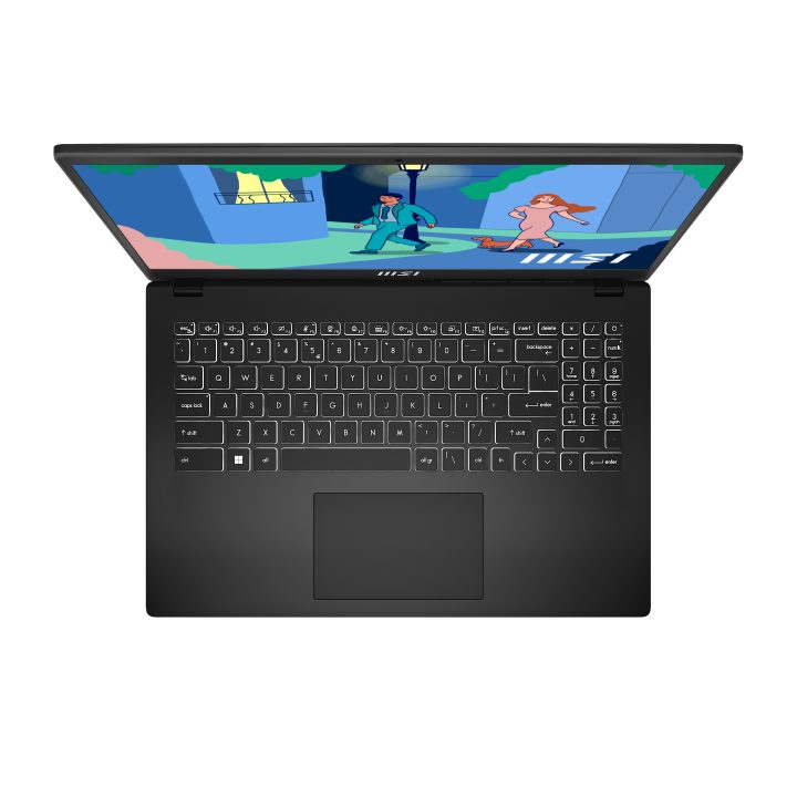 MSI Modern 15 AMD Ryzen 7 7730U 16 GB 512 GB SSD 15.6" FreeDOS Black