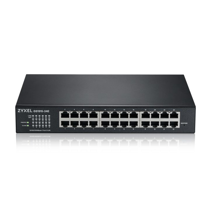 Zyxel GS1915-24E Gerido L2 Gigabit Ethernet (10/100/1000) 1U Preto
