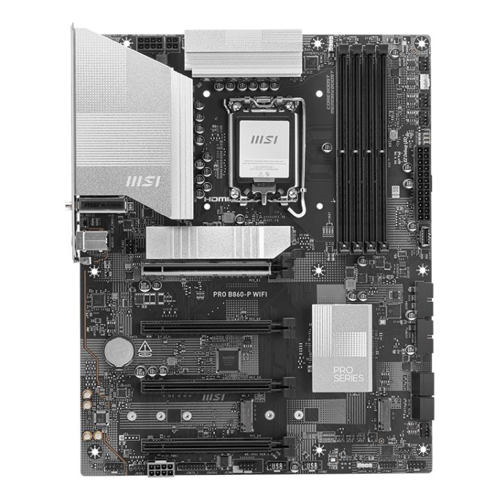 MSI PRO B860-P WIFI Intel B860 LGA 1851 (Socket V1) ATX Motherboard