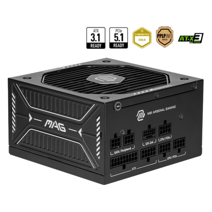 MSI MAG A650GLS PCIE5 unidade de fonte de alimentação 650 W 24-pin…