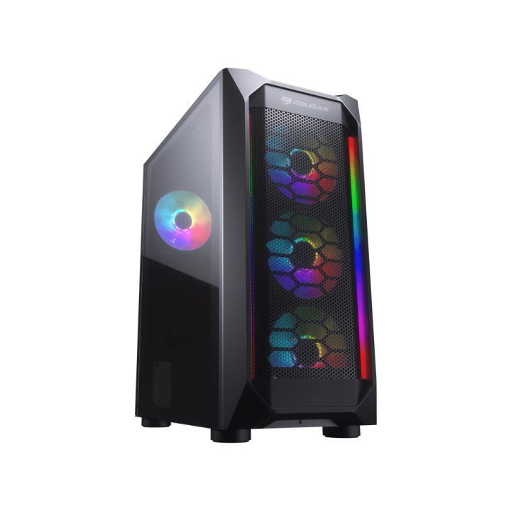 COUGAR CGR-5VM6B-MESH-G-RGB caixa de computador Midi Tower Preto…