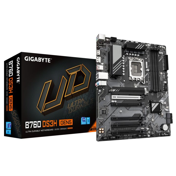 GIGABYTE B760 DS3H GEN5 Motherboard – Compatible with Intel Core 14th…