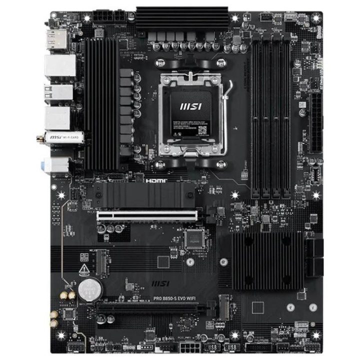 MSI PRO B850-S EVO WIFI motherboard AMD B850 Socket AM5 ATX
