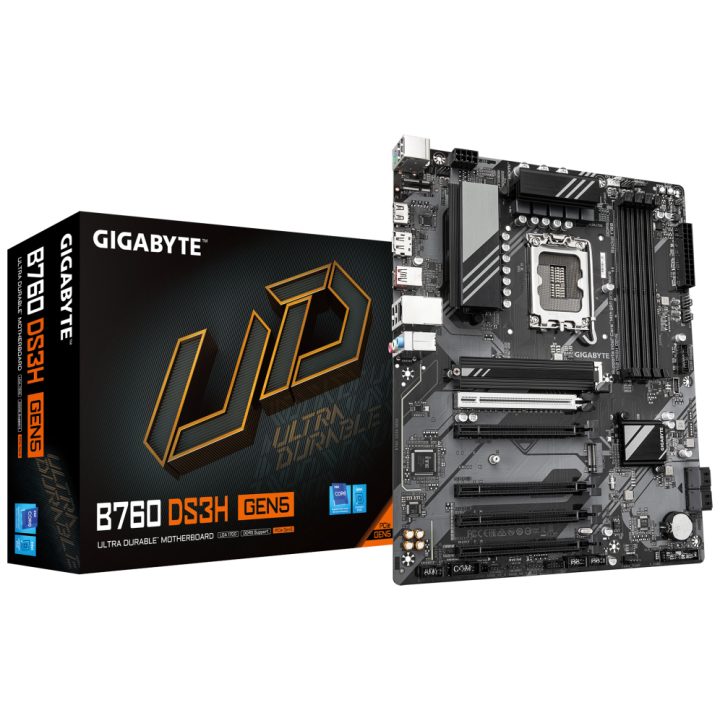 GIGABYTE B760 DS3H GEN5 Motherboard – Compatível com processadores…