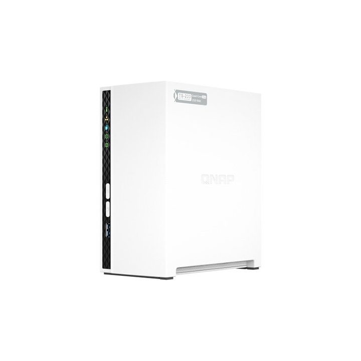 QNAP TS-233 NAS Storage Server Tower ARM Cortex-A55 2 GB 0 TB QNAP…