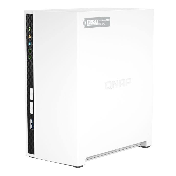QNAP TS-233 NAS Storage Server Tower ARM Cortex-A55 2 GB 0 TB QNAP…