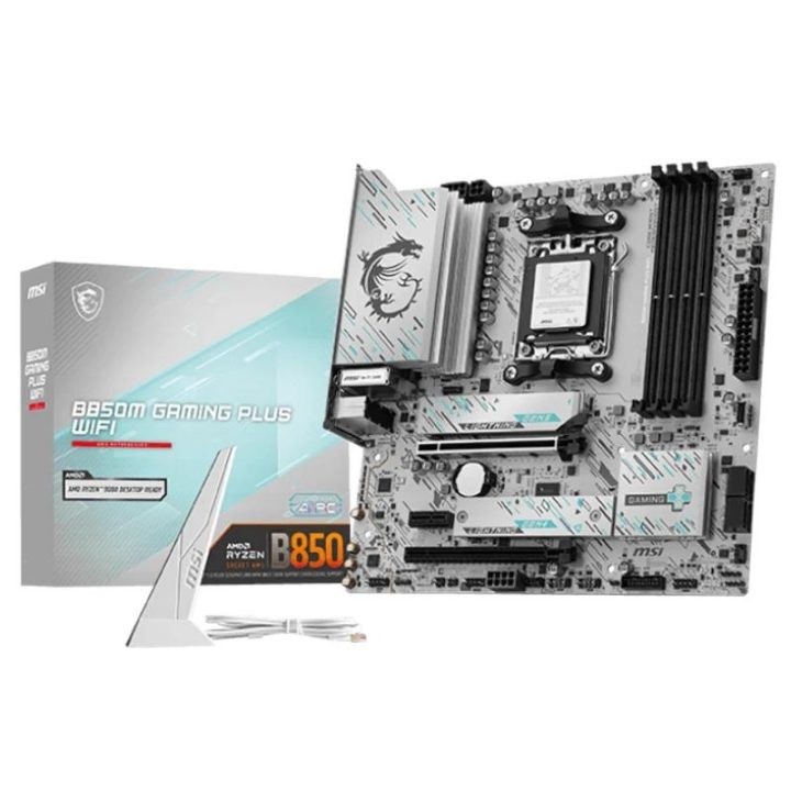 MSI B850M GAMING PLUS WIFI6E motherboard AMD B850 Socket AM5 micro ATX