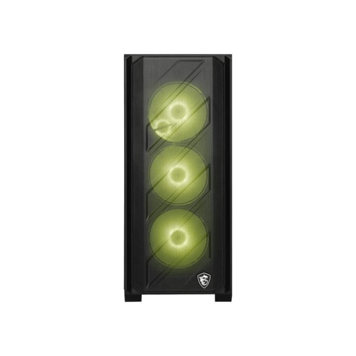 MSI MAG FORGE 330R AIRFLOW Mid-Tower PC Case Black, Transparent