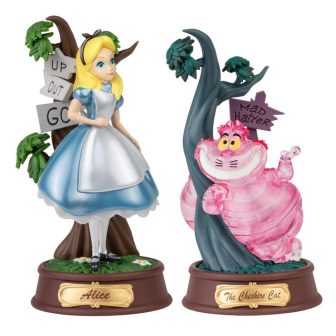 Conjunto de 2 figuras mini dstage Disney Alice no País das Maravilhas…