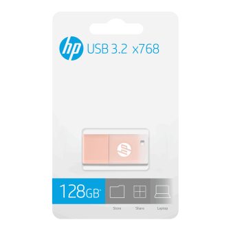 HP x768 128 GB USB Flash Drive USB Type-A 3.2 Gen 2 (3.1 Gen 2) Pink