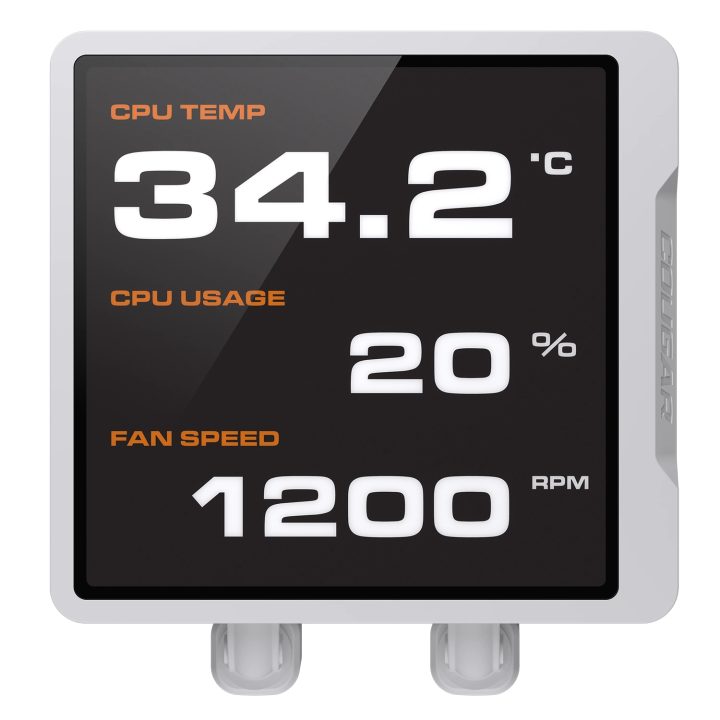 COUGAR CGR-PSDVPRGB-W-240 All-in-One Liquid CPU Cooler 12 cm White