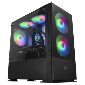 Mars Gaming MCZ, Caixa PC Compacta Premium, MicroATX, Painel +…