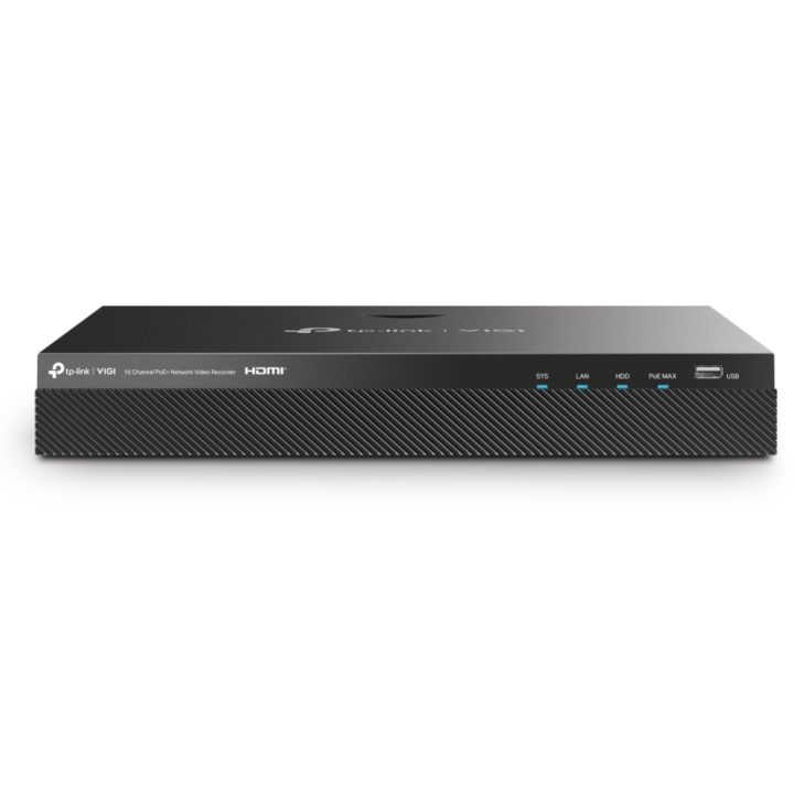 TP-Link VIGI NVR2016H-16P Gravador de vídeo em rede (NVR) Preto