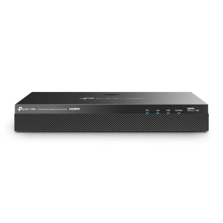 TP-Link VIGI NVR2016H-16P Gravador de vídeo em rede (NVR) Preto