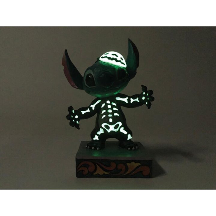 Figura Enesco Disney Stitch traje de esqueleto