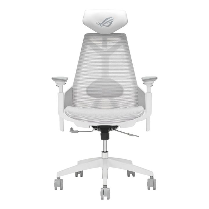 ASUS ROG Destrier Ergo Core White PC Gaming Chair Mesh Seat White