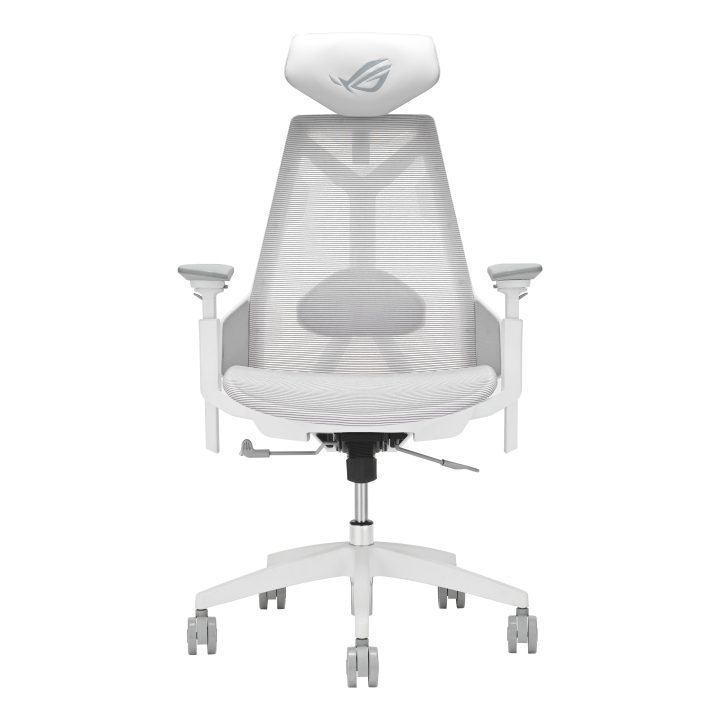 ASUS ROG Destrier Ergo Core White PC Gaming Chair Mesh Seat White