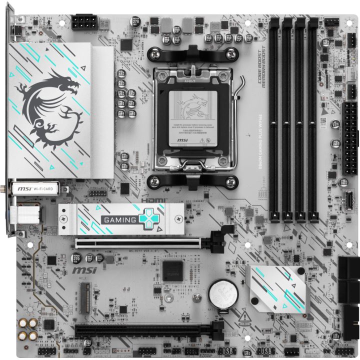 MSI B840M GAMING PLUS WIFI6E AMD B840 Motherboard AM5 Socket Micro ATX