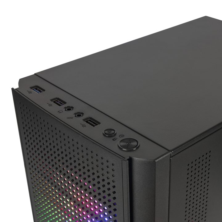 Mars Gaming MC300 Negro, Caja PC Micro ATX, Cristal Templado, Frontal…
