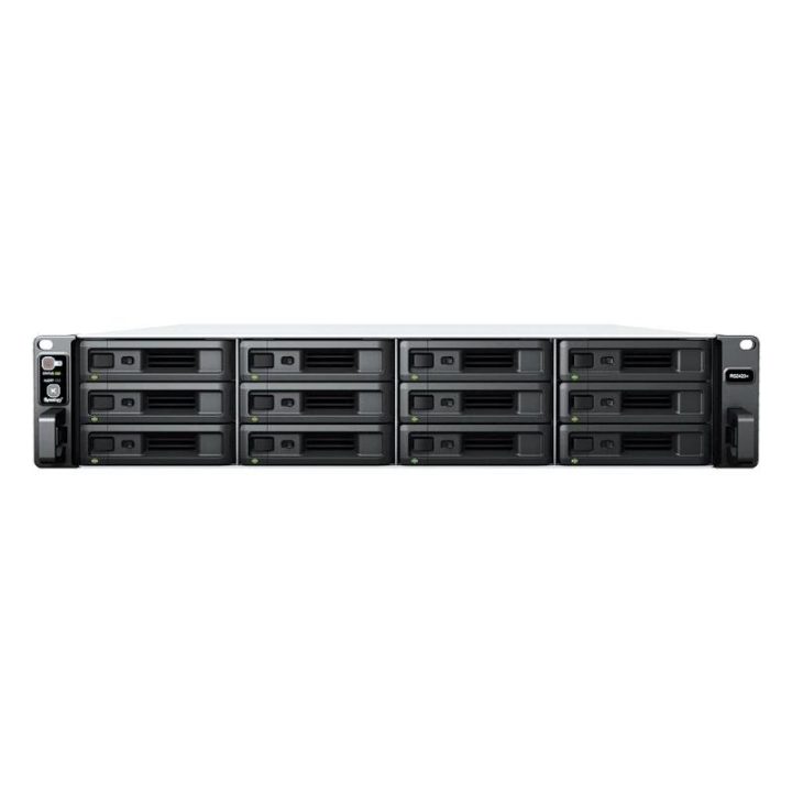 Servidor NAS Synology RS2423+ 8GB 12 baias 2U rack Gigabit Ethernet