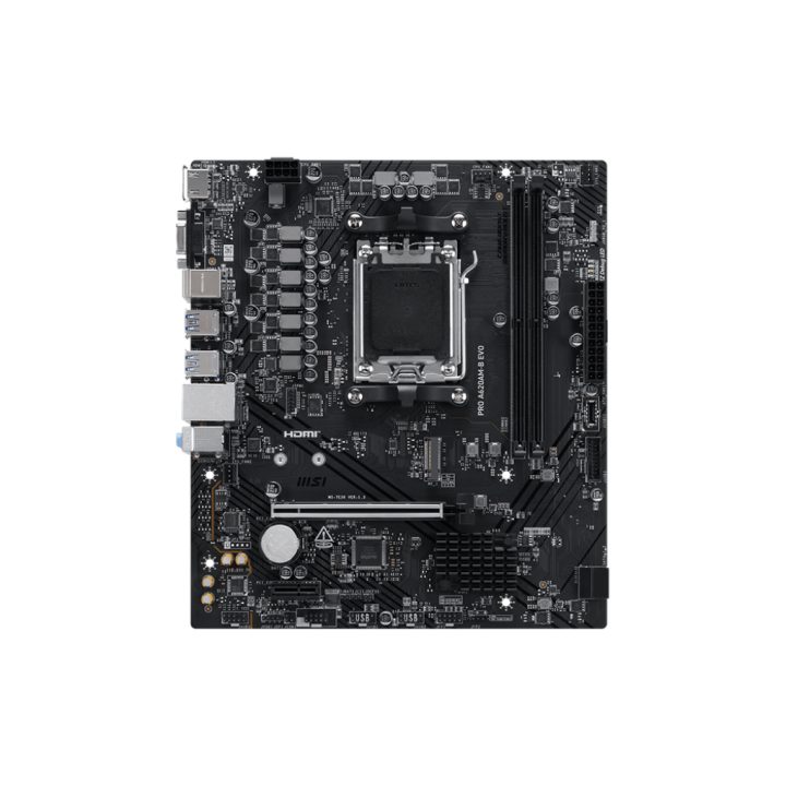 MSI PRO A620AM-B EVO motherboard AMD A620A Socket AM5 micro ATX