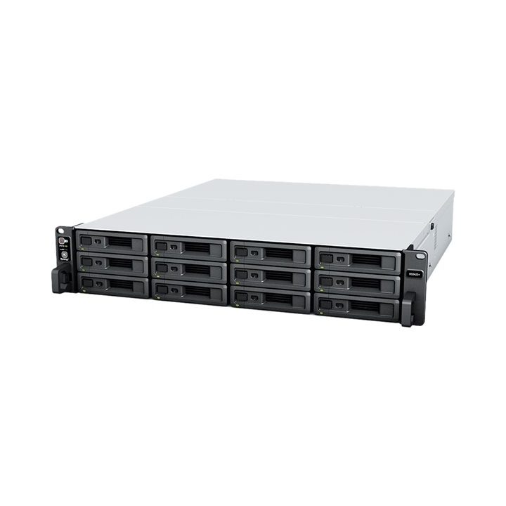 Servidor NAS Synology RS2423+ 8GB 12 baias 2U rack Gigabit Ethernet