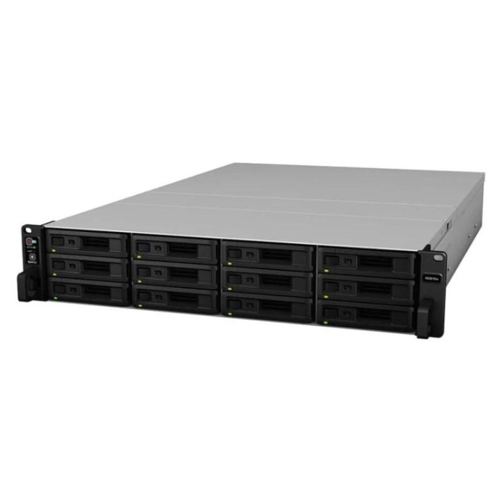 Servidor NAS Synology RS3626XS 8GB 12 baias 2U rack Gigabit Ethernet