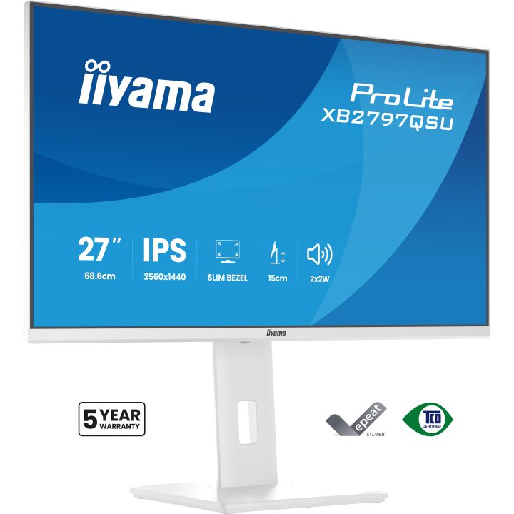 iiyama ProLite XB2797QSU-W1 27" QHD 100 Hz IPS