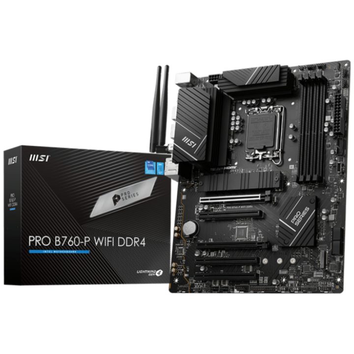 MSI PRO B760-P WIFI DDR4 motherboard Intel B760 LGA 1700 ATX