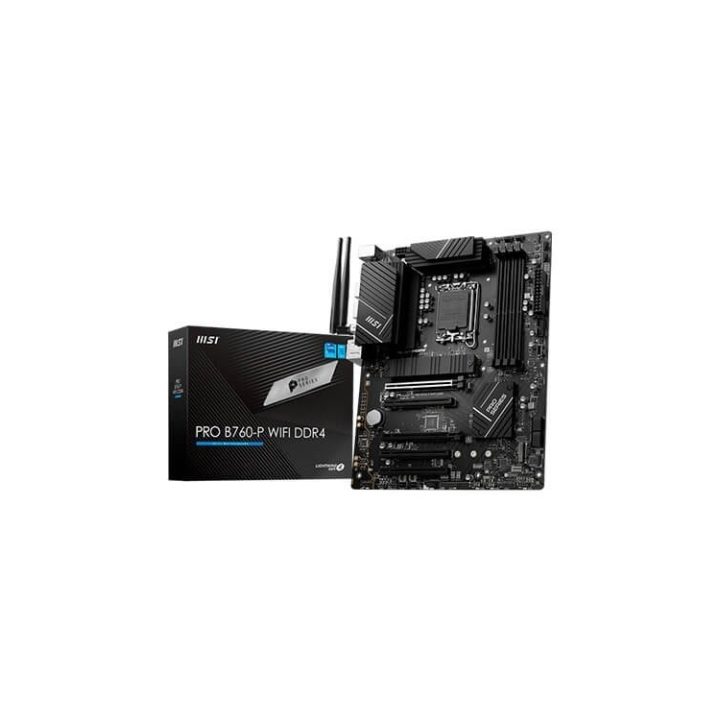 MSI PRO B760-P WIFI DDR4 Intel B760 LGA 1700 ATX Motherboard