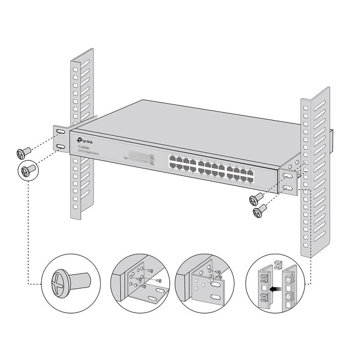 TP-Link Omada RackMount Kit-13 Kit de montagem