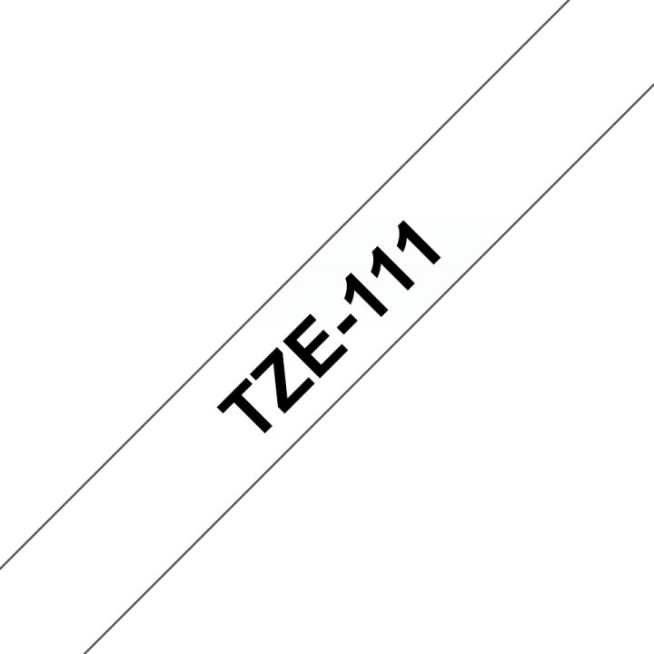 Brother TZE-111 cinta para impresora de etiquetas Negro sobre…