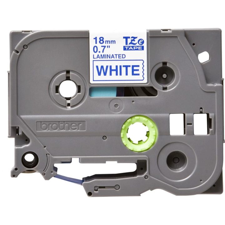 Brother TZE-243 Label Printer Tape Blue on White