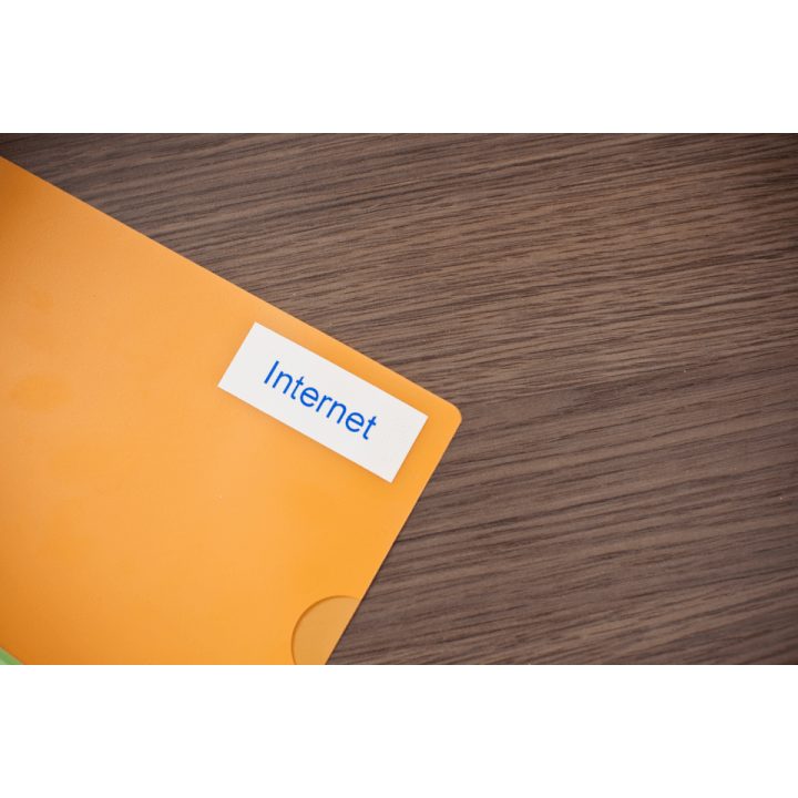 Brother TZE-243 Label Printer Tape Blue on White