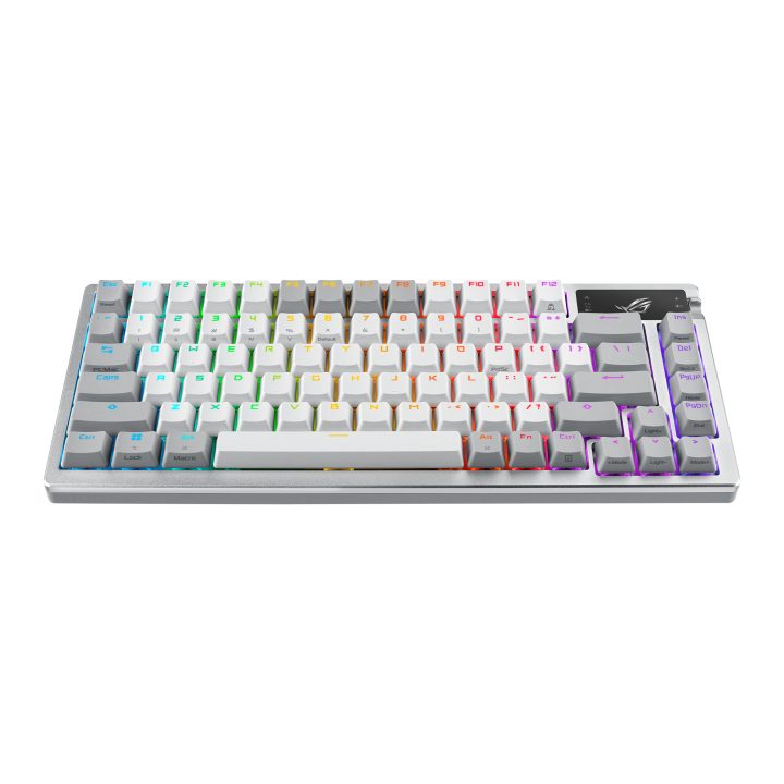 ASUS ROG Azoth Wireless RF + Bluetooth Gaming Keyboard QWERTY White