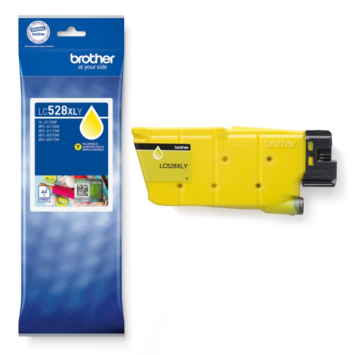 Brother LC528XLY Yellow Ink Cartridge 1 piece(s) Original Ultra High…