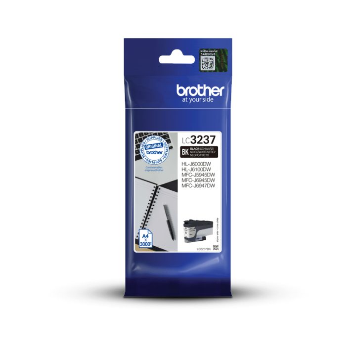Brother LC3237BK cartucho de tinta 1 pieza(s) Original Rendimiento…