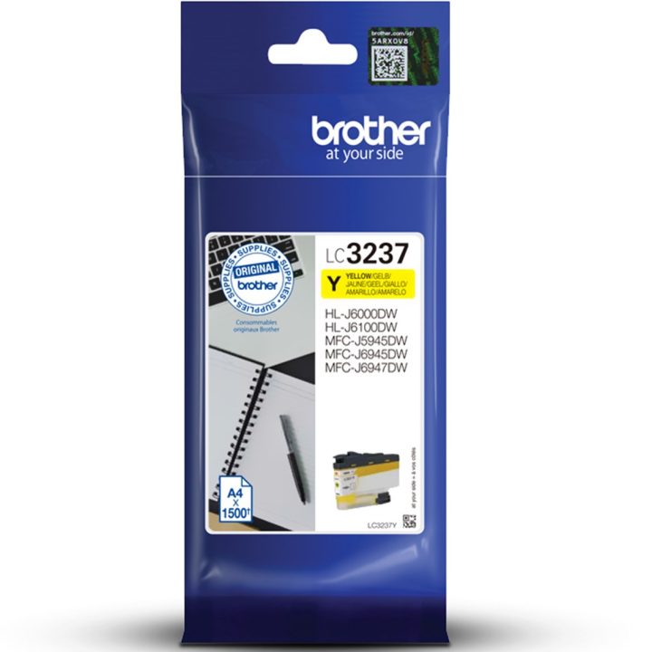 Brother LC3237Y cartucho de tinta 1 pieza(s) Original Rendimiento…