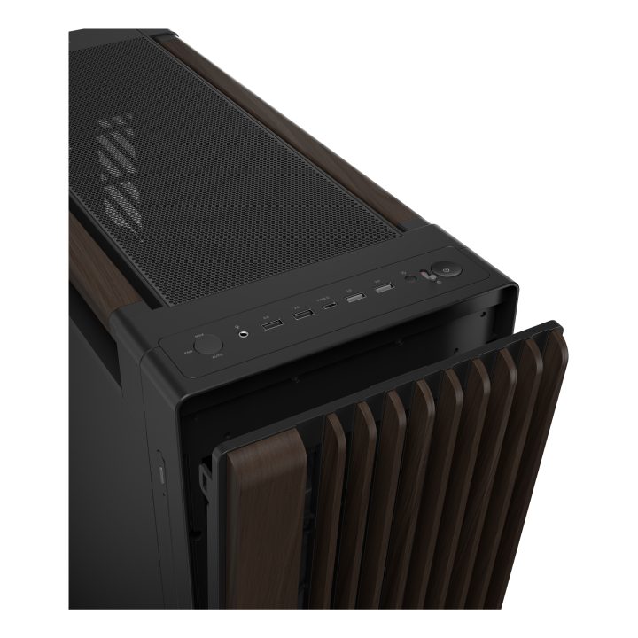 ASUS ProArt PA602 Wood Edition Modern Black - Metal Panel Midi Tower…